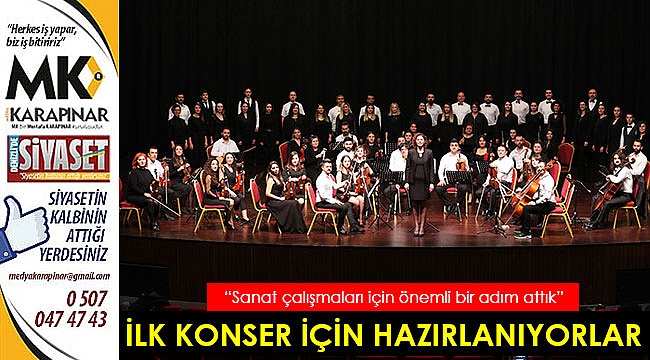 İlk konser için hazırlanıyorlar