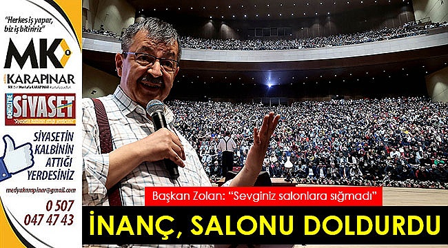 İnanç, salonu doldurdu