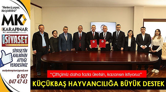 Küçükbaş hayvancılığa büyük destek