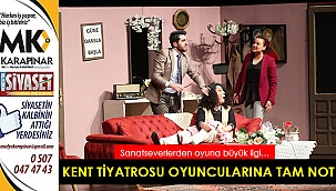 Merkezefendi Belediyesi Kent Tiyatrosu oyuncularına tam not
