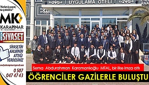 Öğrenciler gazilerle buluştu