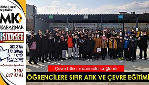 Öğrencilere sıfır atık ve çevre eğitimi