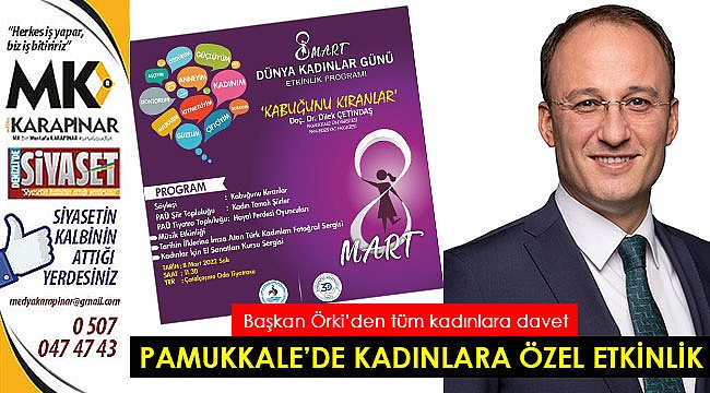 Pamukkale Belediyesi 8 Mart’a özel etkinlik düzenledi