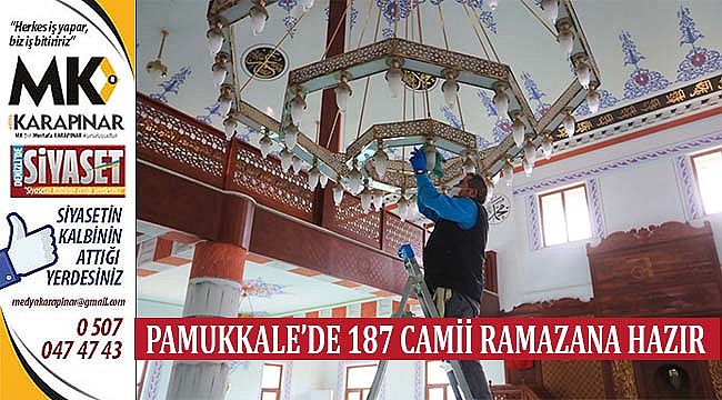 Pamukkale’de 187 Camii Ramazana Hazır