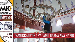 Pamukkale’de 187 Camii Ramazana Hazır