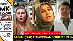 Sağlık çalışanlarından şehitlere vefa