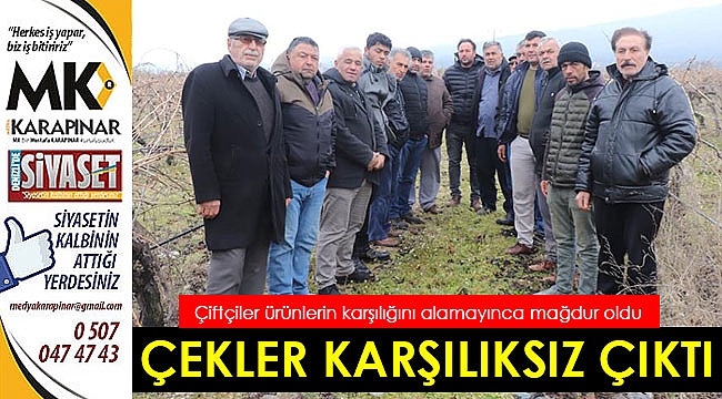 Sattıkları üzümün parasını 7 aydır alamadılar