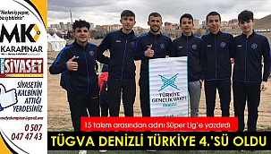 TÜGVA Denizli Süper Lig'e adını yazdırdı