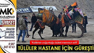 Tülüler hastane için güreşti
