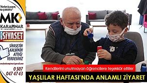 Yaşlılara Saygı Haftası’nda anlamlı ziyaret