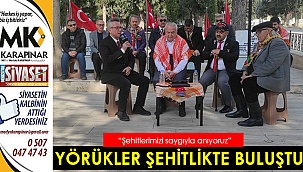 Yörükler şehitlikte buluştu