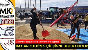 Baklan Belediyesi çiftçisine destek oluyor