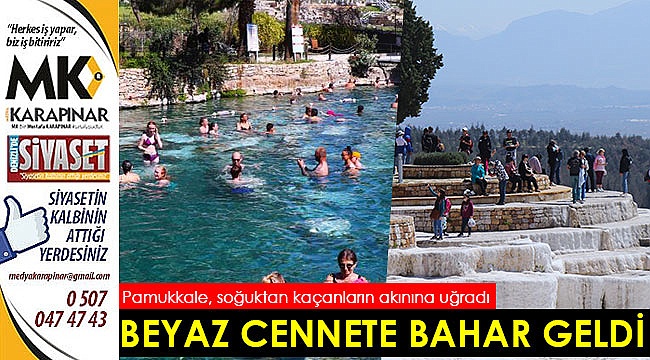 Beyaz Cennete bahar geldi