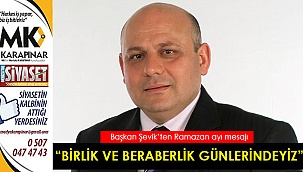 “Birlik ve beraberlik günlerindeyiz”