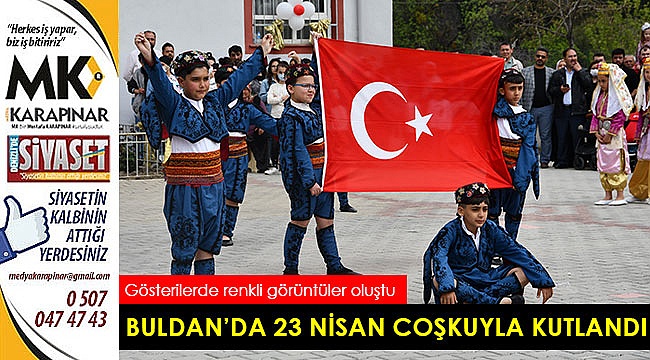Buldan’da 23 Nisan coşkuyla kutlandı