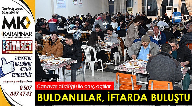 Buldanlılar, belediyenin iftarında buluştu