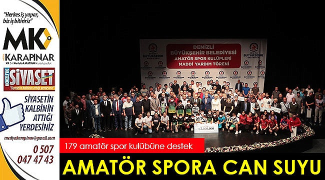 Büyükşehir’den amatör spora can suyu