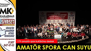 Büyükşehir’den amatör spora can suyu