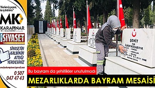 Büyükşehir’den mezarlıklarda bayram mesaisi