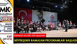 Büyükşehir ramazan programları başladı