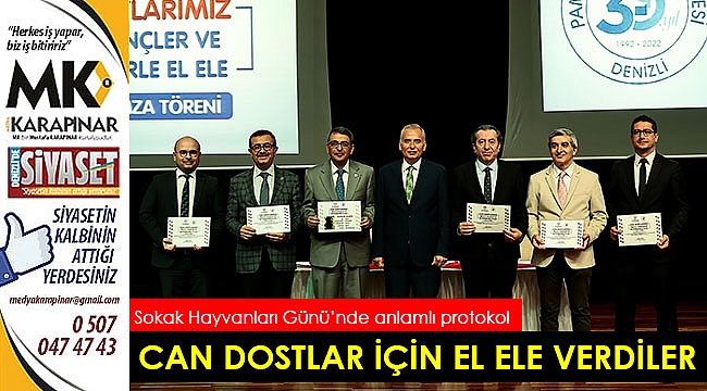 Can dostlar için el ele verdiler