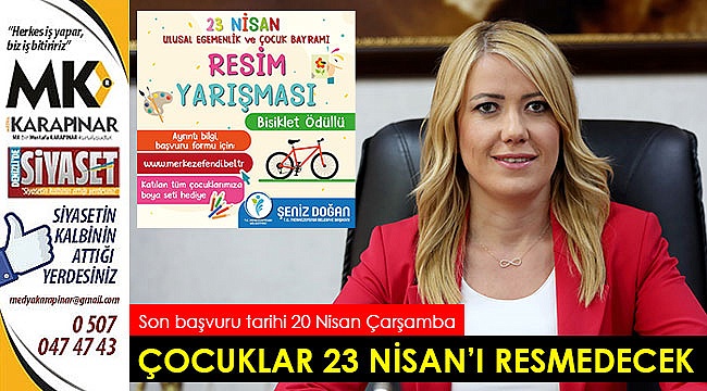 Çocuklar 23 Nisan’ı resmedecek