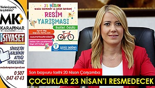 Çocuklar 23 Nisan’ı resmedecek