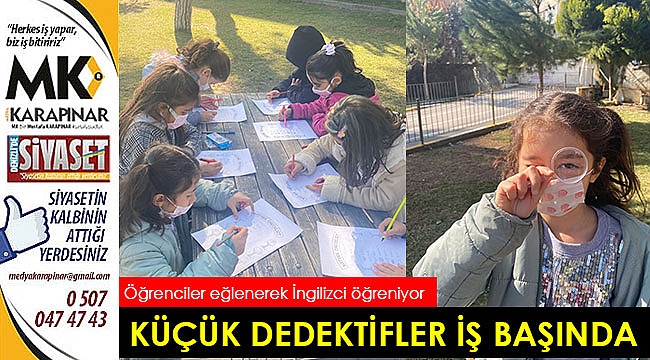 Dedektif gibi çalışarak İngilizceyi öğrendiler