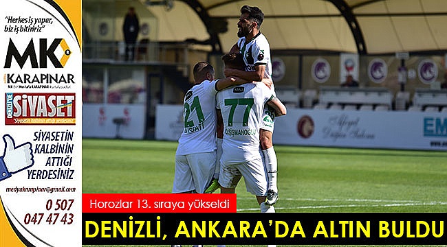 Denizli, Ankara’da altın buldu