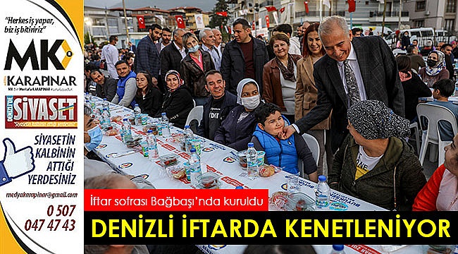 Denizli mahalle iftarlarında kenetleniyor