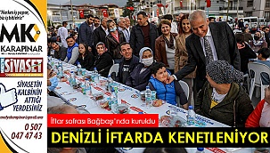 Denizli mahalle iftarlarında kenetleniyor