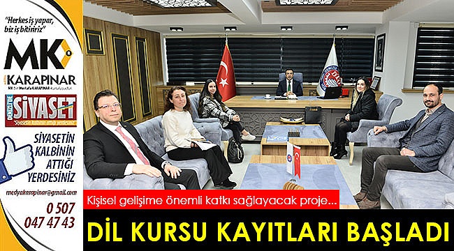 Dil kursu kayıtları başladı