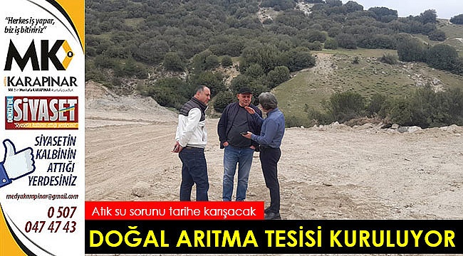 Doğal arıtma tesisi kuruluyor
