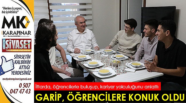 Garip, öğrencilere konuk oldu