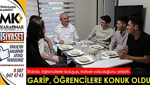 Garip, öğrencilere konuk oldu