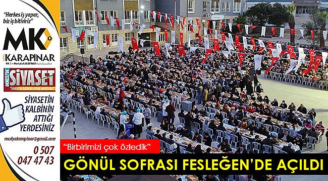 Gönül sofrası Fesleğen'de açıldı