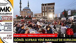 Gönül sofrası Yeni Mahalle’de kuruldu
