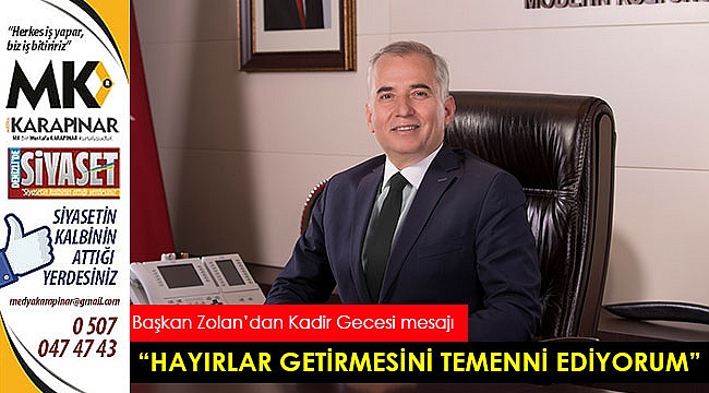 “Hayırlar getirmesini temenni ediyorum”