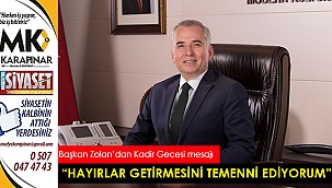 “Hayırlar getirmesini temenni ediyorum”