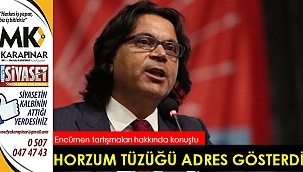 Horzum tüzüğü adres gösterdi