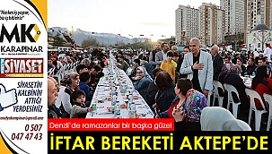 İftar bereketi Aktepe’de