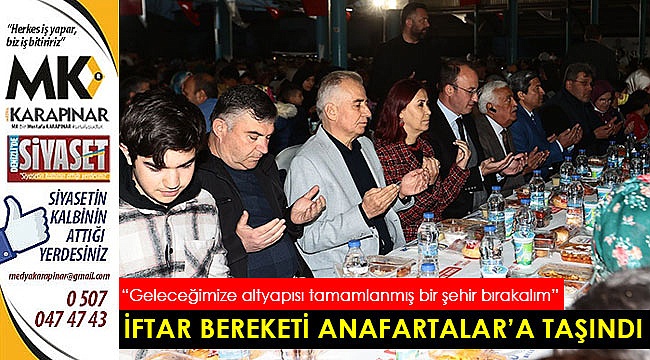 İftar bereketi Anafartalar'a taşındı