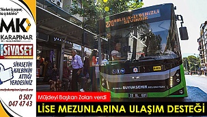 Lise mezunlarına ulaşım desteği