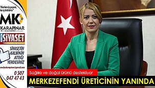 Merkezefendi üreticinin yanında