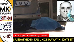 Sandalyeden düşünce hayatını kaybetti