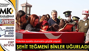 Şehit teğmeni binler uğurladı