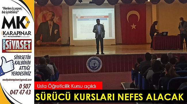 Sürücü kursları nefes alacak