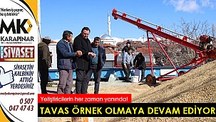 Tavas örnek olmaya devam ediyor