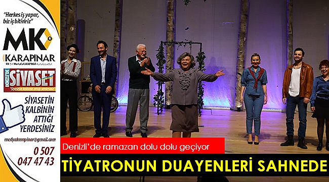 Tiyatronun duayenleri sahnede
