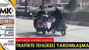 Trafikte tehlikeli yardımlaşma